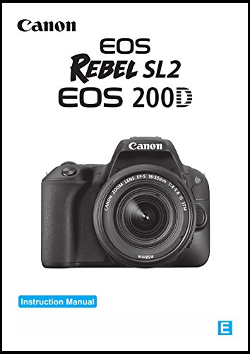 Canon Rebel SL2 Digital Camera User's Instruction Manual Book