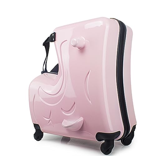 Ensemble de bagages pour enfants rose : le coffre de voyage rigide pour des vacances sereines