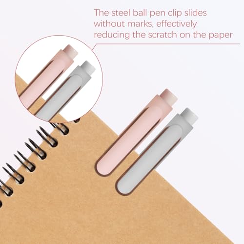 Bolígrafos de gel, pack de 6, punta fina 0.5 mm tinta negra miniatura 3