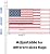 White Flag Poles for Outside House, Flag Pole Kit with Holders Bracket, 360 Rotating Mounting Rings, 7 Ft Garden Flagpoles for 3x5 American Flag, Metal Flagpole Residential Heavy Duty for Porch
