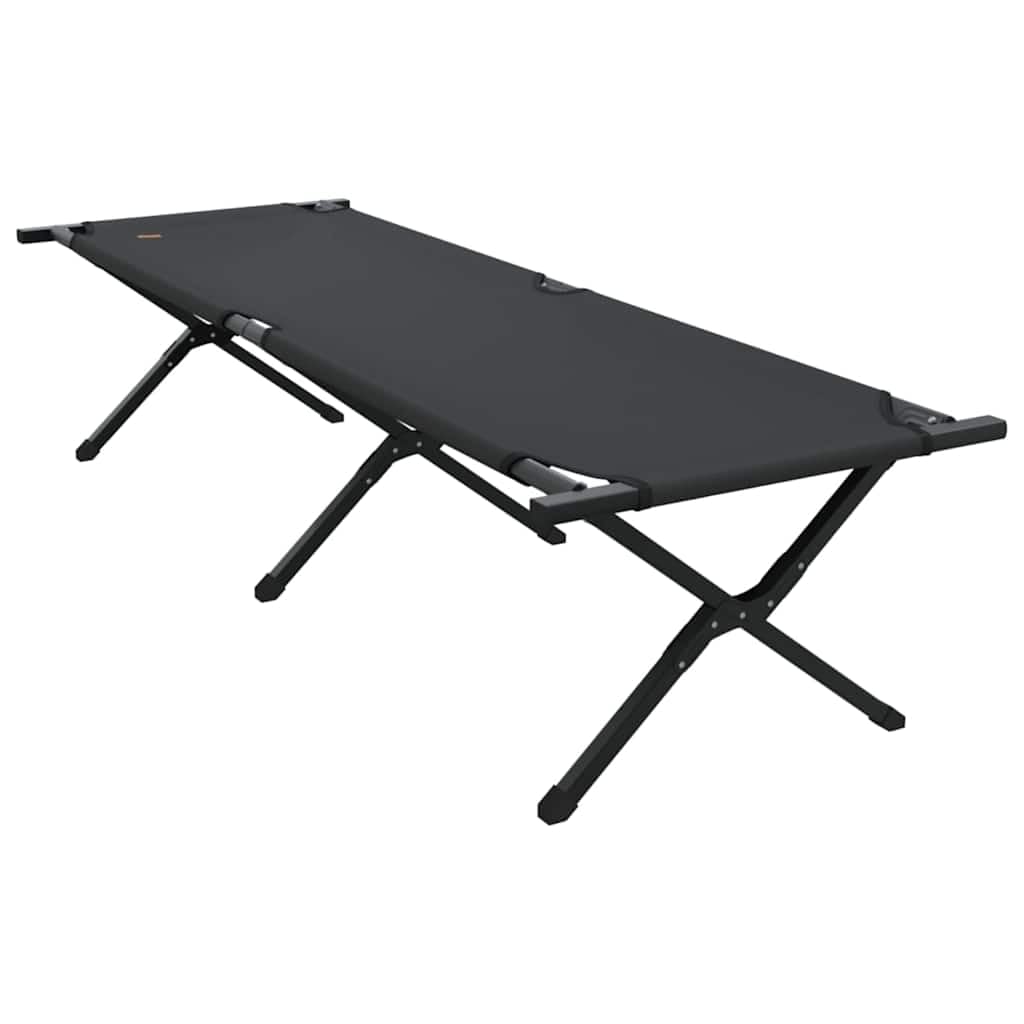 INLIFE Klapp Schlafbett fürs Camping 2 pcs Schwarz Ox Stoff,Sportartikel,Outdoor-Aktivitäten,Camping & Wandern,Camping-Möbel,Feldbetten,Schwarz,22.85 KG,42003181