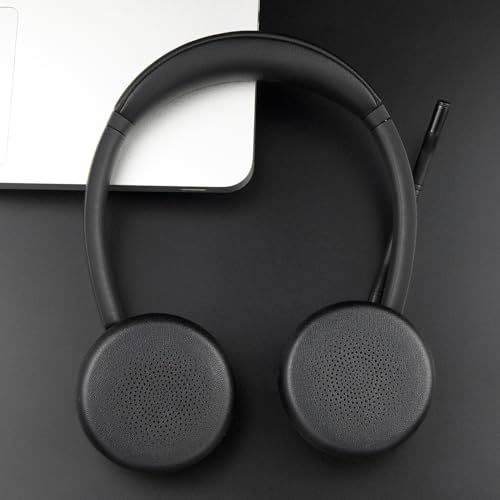 Almohadillas para auriculares SOULWIT para Yealink BH70/WH64 con 4 cubiertas de espuma para micrófono miniatura 6