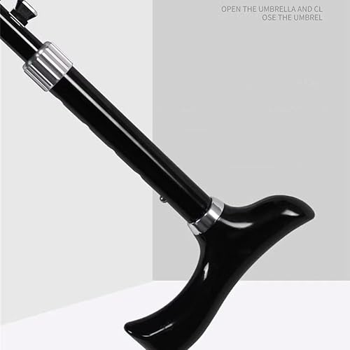 Miniatura 4 de Paraguas ajustable para caminar, antideslizante, resistente al desgaste, ayuda ligera para caminar, gran regalo para cumpleaños, Navidad