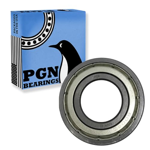 PGN (30 Pack) 6004-ZZ Bearing - Lubricated Chrome Steel Sealed Ball Bearing - 20x42x12mm Bearings with Metal Shield & High RPM Support