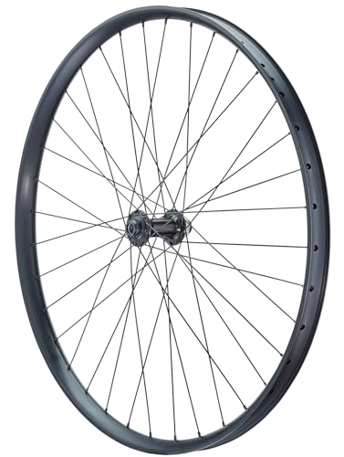 Vuelta Fahrradfelge 29 Zoll Vorderrad inkl. Nabe HBMT400BBX Boost - Made in Germany 29 Zoll Felge Schwarz - Disc Brake & Tubeless Ready - 622x34C, BE34+, 925g, Hohlkammer-Felgen, Laufrad Fahrrad Rad
