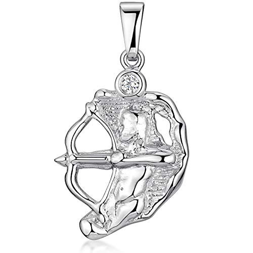 MATERIA Kettenanhänger Silber 925 Damen - Sternzeichen Kette Schütze rhodiniert KA-464
