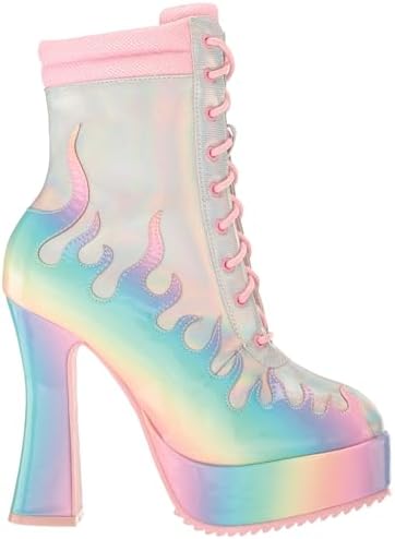 Ellie Shoes Women's 557-FIRE Ankle Boot, Pink, 8 | Image 5