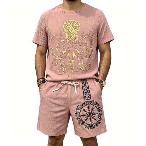 Ensemble short t-shirt homme coupe ample fini les vêtements trop serrés