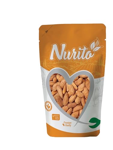 Image of Nurito Gurbandi Almonds 250 Grams with Rich Flavor, High Antioxidant Content, and Brain-Boosting Nutrition for Daily Vitality and Wellness |Packed with Energy to Support Kids' Learning, Adults' Productivity, and Elders' Strength