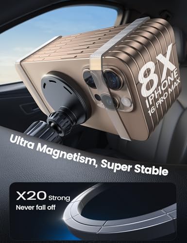 Lamicall 15W MagSafe Wireless Car Mount Charger — view 5