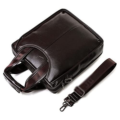 Messenger Bags Men's Business Leisure Handbag Retro One Shoulder Messenger Bag Waterproof And Scratch Proof Messenger Bag(Black)3