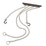 TOYANDONA Orologio a Cucù Vintage Catena in Metallo e Plastica, Struttura Meccanica di Precisione, Stabilità Migliorata e Carica Efficiente, Decorazione per Ufficio Domestico