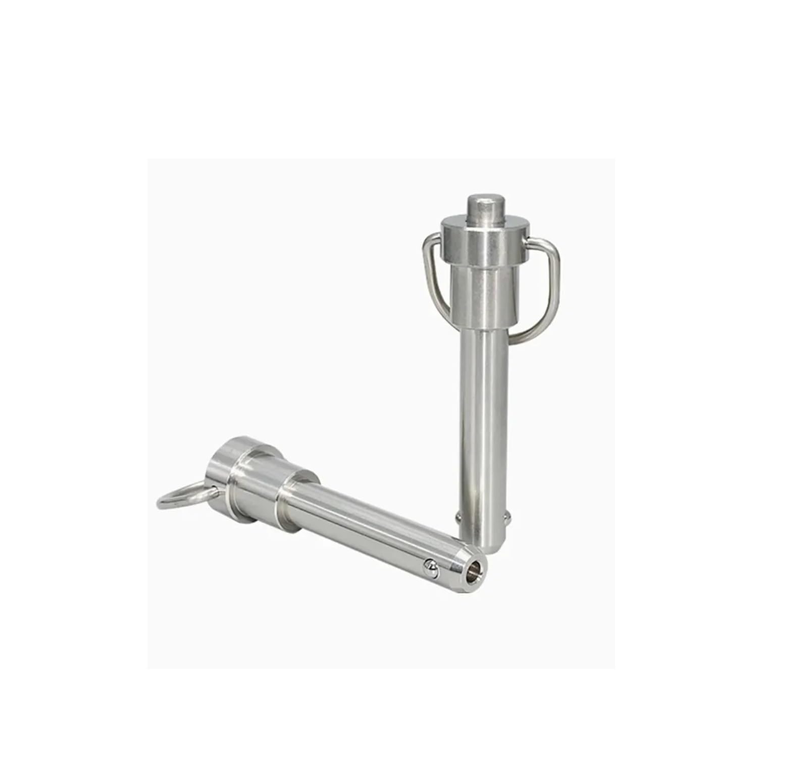 Botón de pasador de bloqueo de cabeza esférica, pasador de posicionamiento de bola de acero de liberación rápida/con cable de bucle de tracción M5-M6(1pcs 5x95)