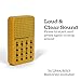 Construction Noisemaker with 16 Vehicle and Tool Sounds, Excavator, Tractor, Bulldozer, Portable Electronic Sound Maker Construction Themed Sound Board for Kids, Birthday Noise Maker Toy Effects Gift