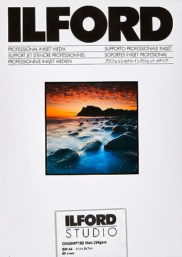 ILFORD STUDIO Matt 235 gsm/12 mil A4-210 x 297 mm 50 Feuilles