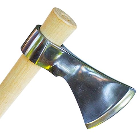 16 Inch Hand-Forged Polished Steel Mouse Throwing Tomahawk Axe Hatchet - Handy, and Packs a Powerful Throw! Cover