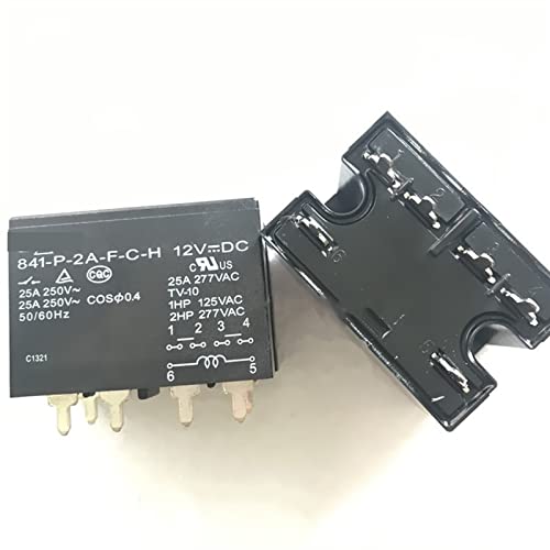 Relais électromécanique 841 P 2A CH 24V 25A pour automatisme 2 pièces