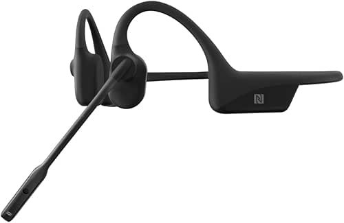SHOKZ OpenComm Casque Conduction Osseuse, Casque Micro Bluetooth sans Fil,