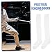POPETPOP 1pair Athletic Compression Socks for Men and Women Breathable Stripe Tube Design Cushioned Support for Basketball Football and Outdoor Sports Comfortable Socks for Training and