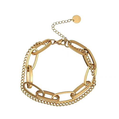 Bracelet pour femme à chaîne exagérée cool pour vos soirées à thème