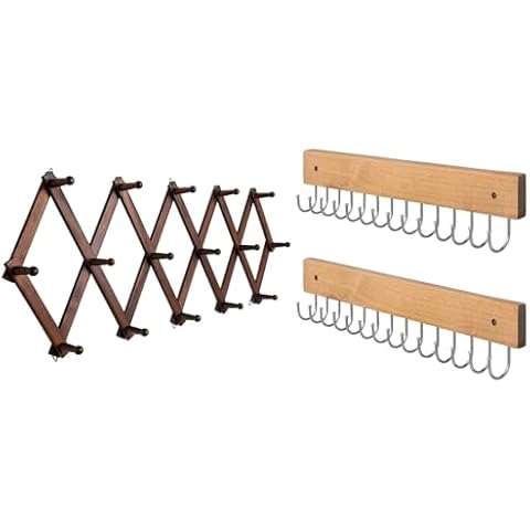 SCUNDA Wooden Wall Mounted Hanging Hook Set Cover