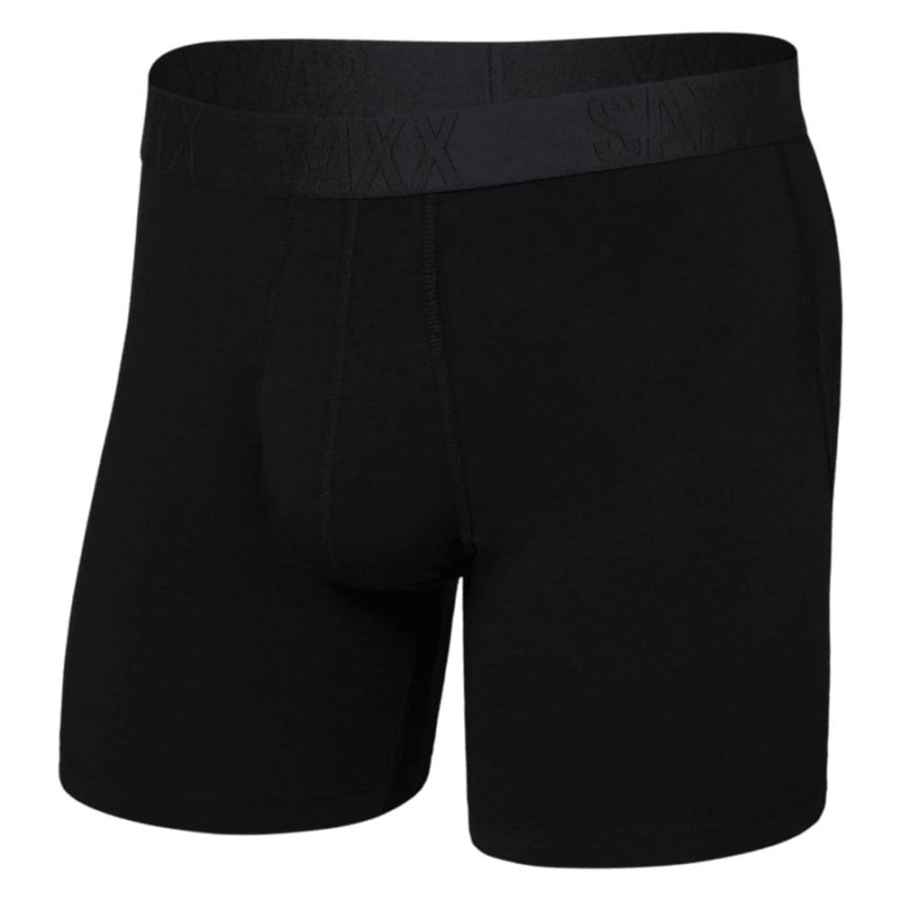 SAXX Underwear Co. Mens Droptemp Cooling Boxer Brief Fly Black