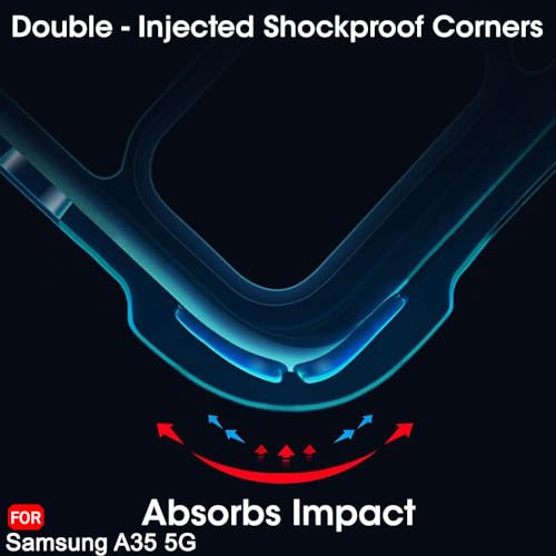 Image of TheGiftKart Crystal Clear Back Cover Case for Samsung Galaxy A35 5G | Shock Proof 360 Protection | Hard Clear Back Cover Case for Samsung Galaxy A35 5G (PC & TPU, Transparent Bumper)