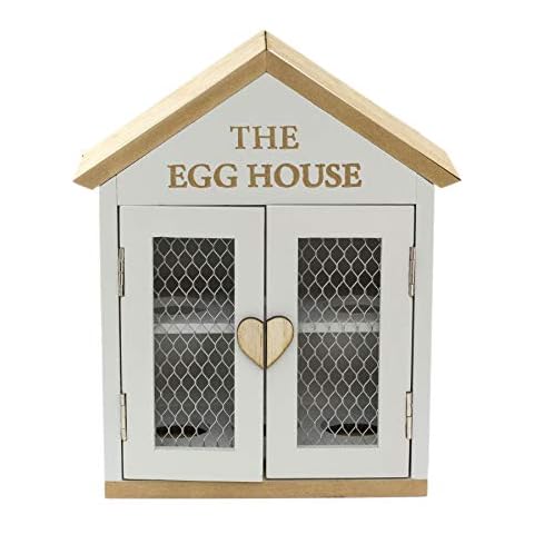 Shabby Chic Wooden Egg House Storage Rack Cover