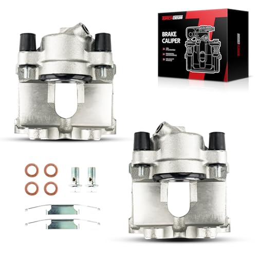 Image of Torchbeam Front Brake Calipers Set for BMW 1994-1995 2001-2005 325i, BMW 2001-2006 325Ci, BMW 2001-2005 325xi, BMW 1996-2000 328i, Front Left and Front Right Calipers Replace # 191618+191619