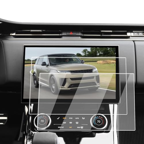 Screen Protector For 2023-2026 Range Rover/2026 Defender - 2 Pcs Nano Film 13.1-Inch Touchscreen For 2023-2026 Range Rover Sport & 2026 Land Rover Defender Accessories - HD Clear Anti-Fingerprints