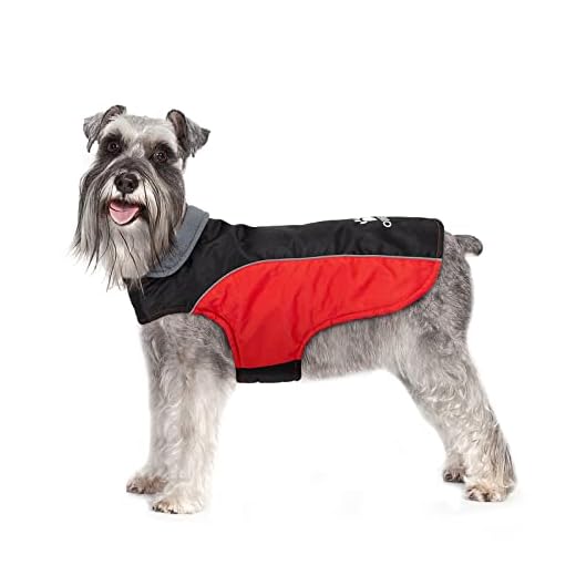 IREENUO Abrigo Perro, Abrigo Impermeable para Perro Pequeños Medianos, Chaqueta Perro Cálida con Forro Polar & Seguridad Reflectantes Tiras