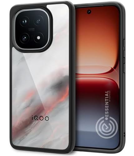 Image of KAPAVER Essential Back Cover Case Compatible with iQOO 15 - Black (PC+TPU) (iQOO 15 - Black)