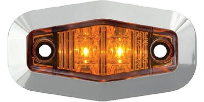 Seachoice MCL13ATRSSCH mini sealed led marker amber
