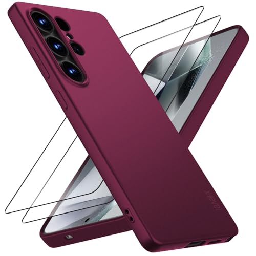 X-level for Samsung Galaxy S25 Ultra Case, Slim Fit, Red