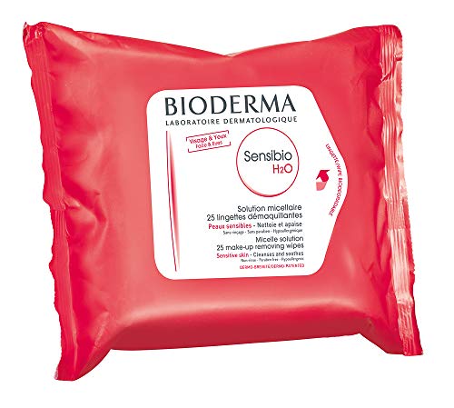 Bioderma - Sensibio H2O - Biodegradables Wipes - Cleansing and Make-Up Removing