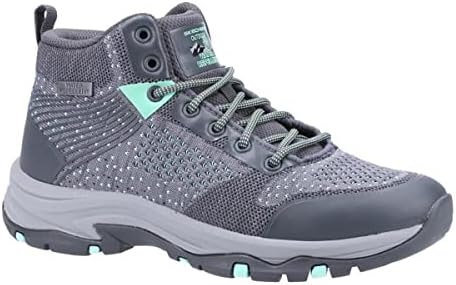 Skechers Modern Comfort Women's Women's Hiking Boot, Gray/Mint, 10 | Image 2