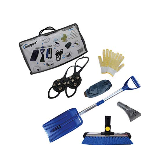 Beeper Set Di 7 Pezzi/Borsa Da Trasporto/Pala Da Neve/Spazzola Girevole/Raschietto Kn7