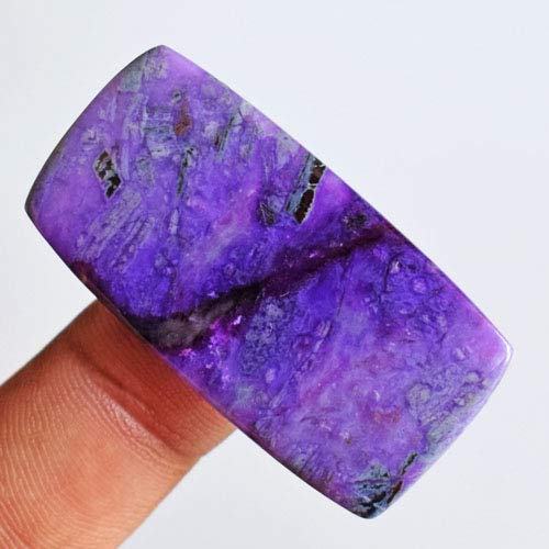 Pierre sugilite naturelle violette 41mm pour fabriquer un pendentif de sérénité - 4