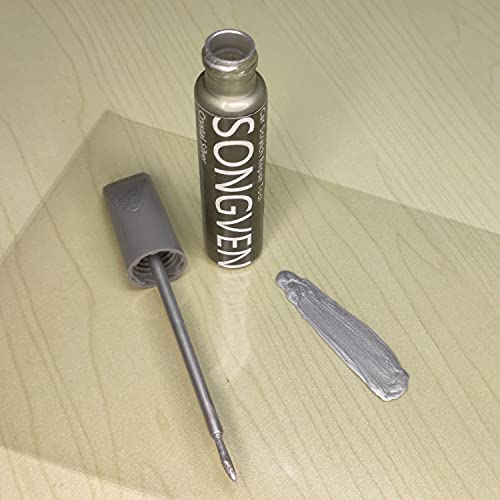 Car Touch Up Paint Pen Crystal Silver For Toyota Camry Auto Scratch Remover Pen 1D4 Auto Scratch Repair Kit For Deep Scratches Cars Scratch Repair Easy Repair (For Toyota Camry, Crystal Silver) #TOP3