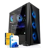 SYSTEMTREFF® High-End Gaming PC AMD Ryzen 9 5900X 12x4.8GHz | Nvidia GeForce RTX 3080 10GB | 1TB M.2 NVMe + 2TB HDD | 32GB DDR4 RAM | Windows 11 | Desktop Computer Rechner für Gamer, Zocker & Streamer