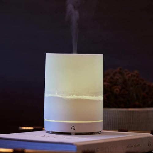 Miniatura 3 de Edens Garden Pearl - Difusor ultrasónico de aceites esenciales para aromaterapia y luz ambiental brillante, capacidad de 4.4fl oz