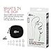 MEE audio Sport-Fi M6P Noise Isolating In-Ear Headphone with Microphone, Remote, and Universal Volume Control (White)