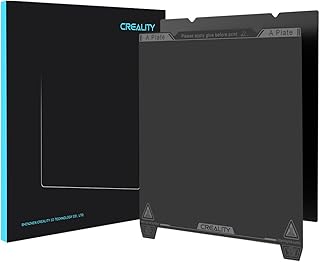 Creality Ender PEI Sheet, Upgrade Textured 235x235mm 3D Printer Platform Black PEI Magnetic Steel Plate for Ender-3/3 Pro/3 V2 Ender-5/Ender-3 S1