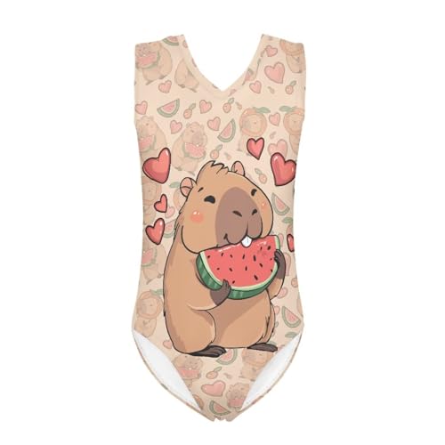 Image of Biyejit Girls Leotards Dance Sport Wear Gymnastics One-Piece Swimwear for Kids 3-14 Years