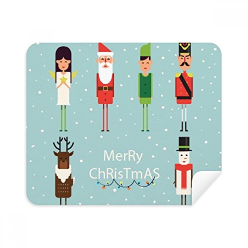 Chiffon de nettoyage suède Joyeux Noël contre traces de doigts