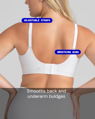 Image of HONEYLOVE Crossover Wireless Bra - Comfortable Support with No Underwire