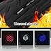 CurcKua Heated Trousers Heated Pants Mens Heated Pants 10 Heating Zones Heated Pants, 3 Heating Levels Winter Trousers, Unisex Fleece Lined Thermal Trousers L
