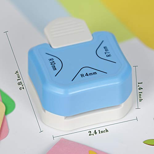 Ecohu Round Corner Punch, 3 In 1-3 Way Corner Puncher Cutter For Paper Craft (R4Mm+R7Mm+R10Mm) For Cutting Different Corners, Diy Projects, Card Making & Scrapbooking #TOP5