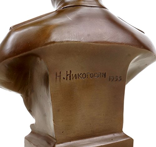 Kunst & Ambiente Josef Stalin Bronze Bust (1953) - Signed - Bronze Bust - Buy Militaria - Military Statue - Military Bronze For Sale - Second World War #TOP6