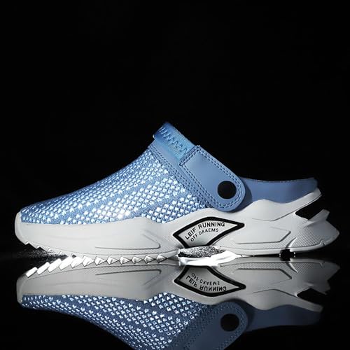 Generic Men's Orthopedic Hollow-Out Summer Sandals, Knit Mesh Walking Shoes Beach Sandals, Breathable With Arch Support2